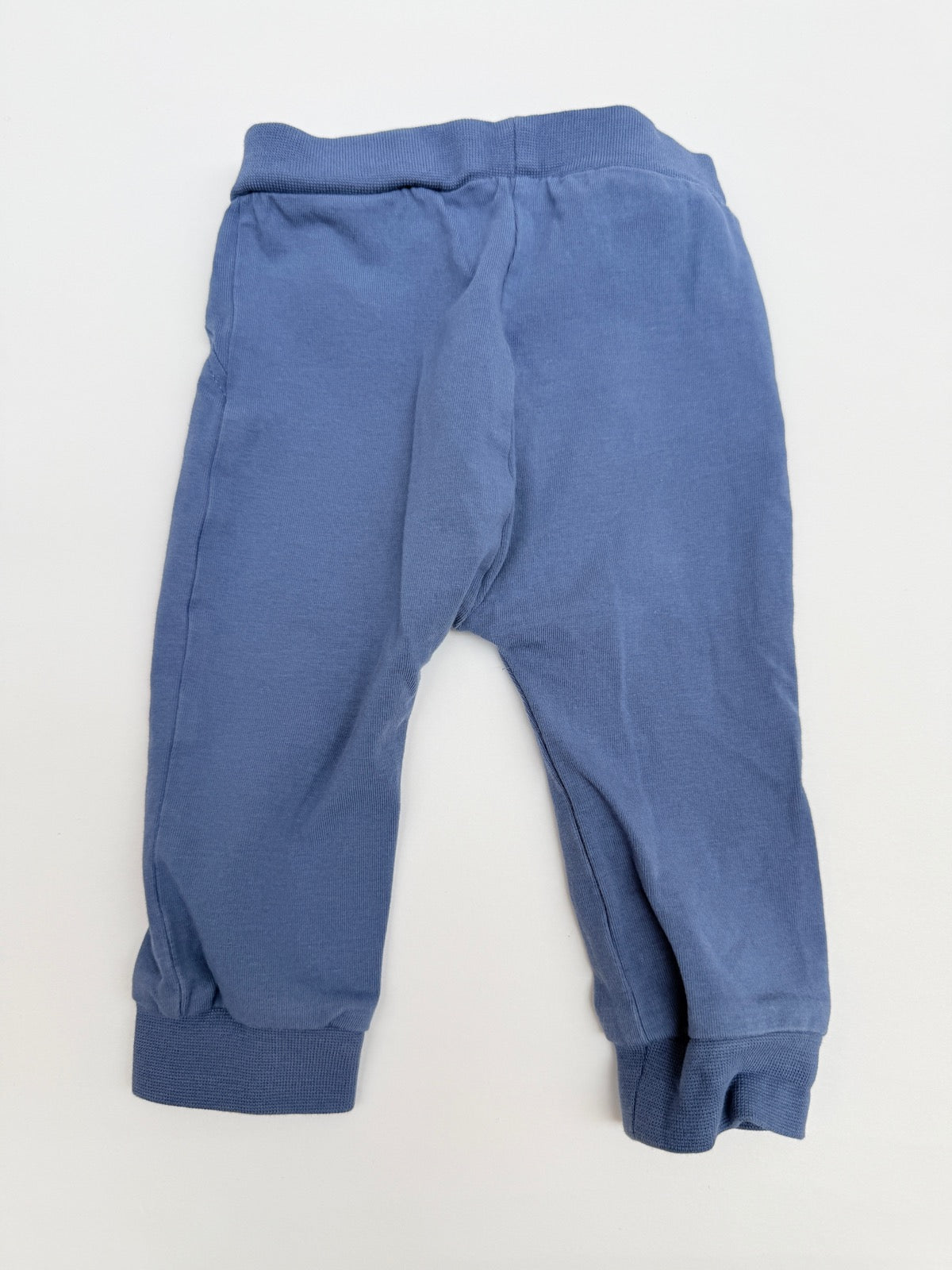 Name It Blue Organic Cotton Joggers 2-4M