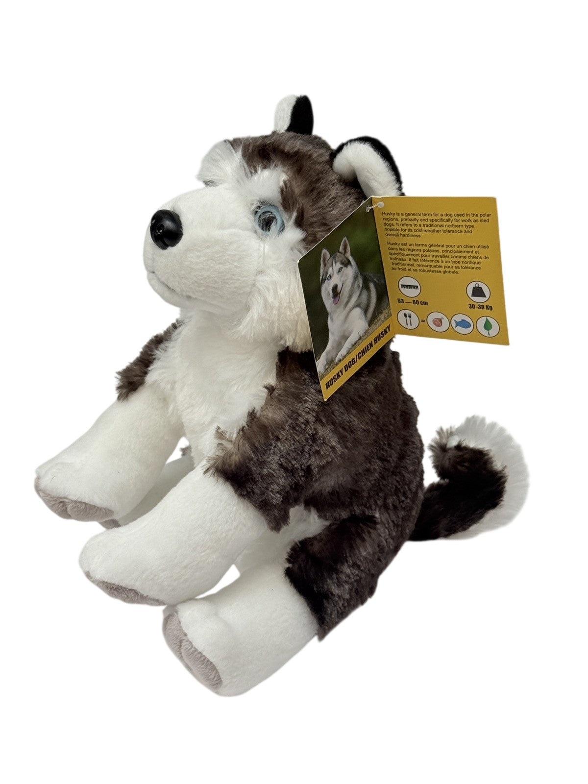 NWT - Husky Dog Plush Stuffed Animal Toy