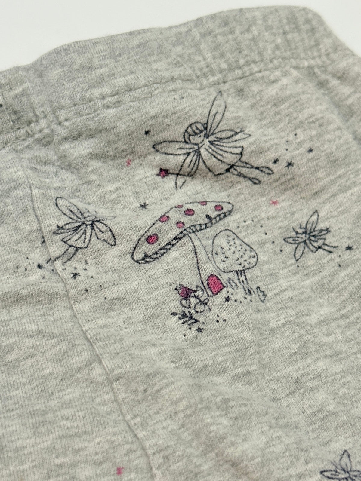 Baby Gap Gray Fairy Mushroom Leggings 6-12m