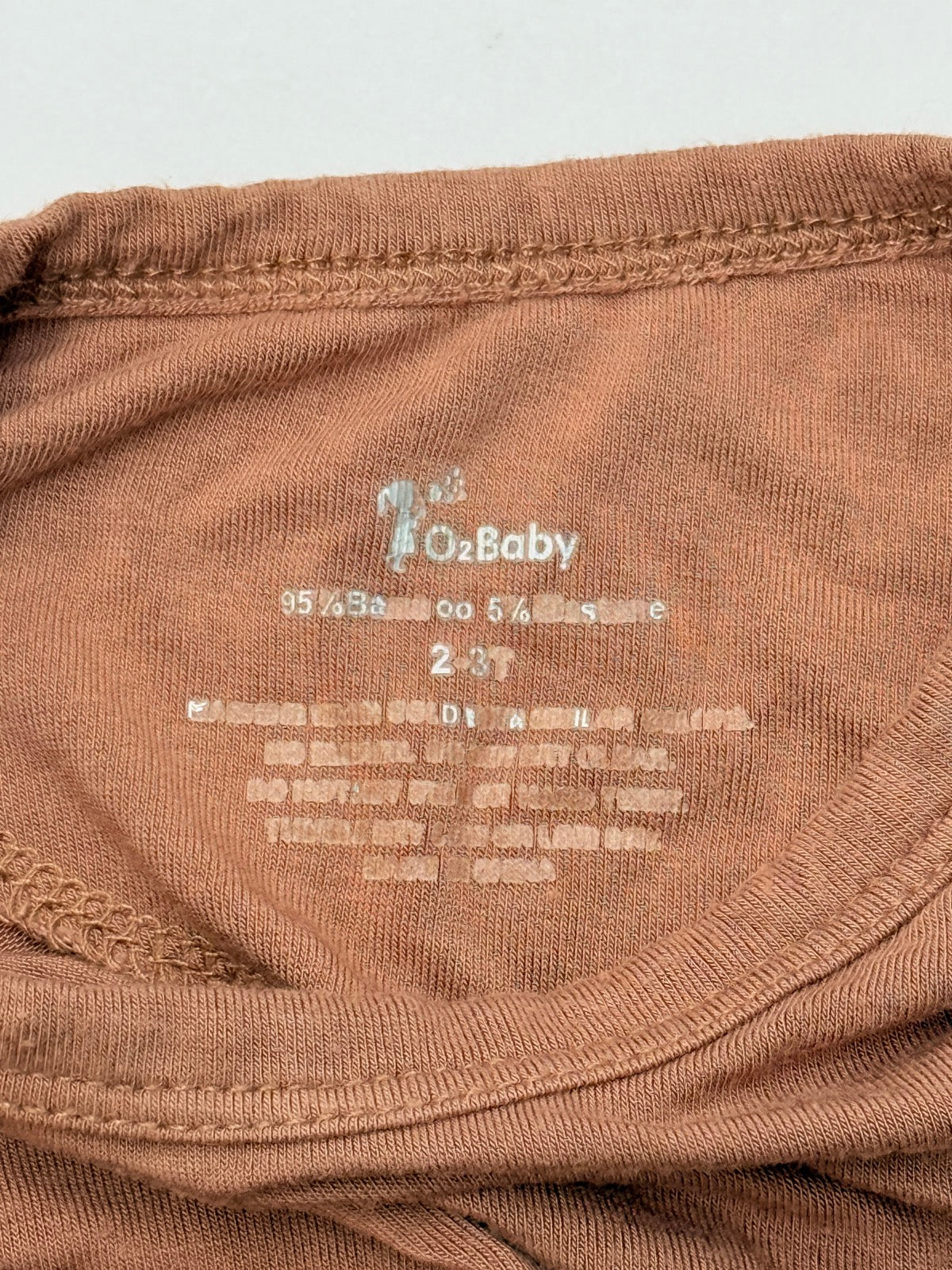 O2Baby Bamboo Pajama Set 2-3T