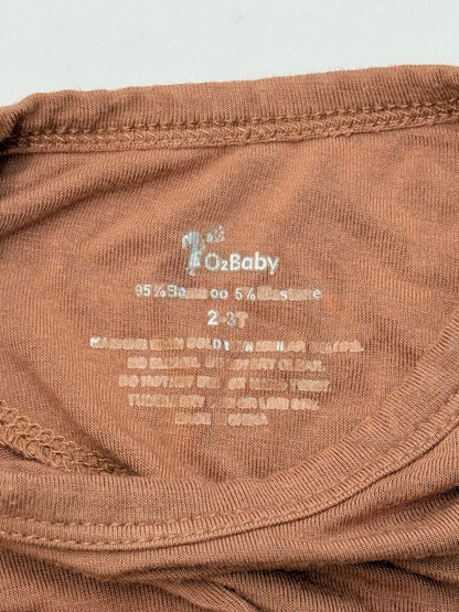 O2Baby Bamboo Pajama Set 2-3T