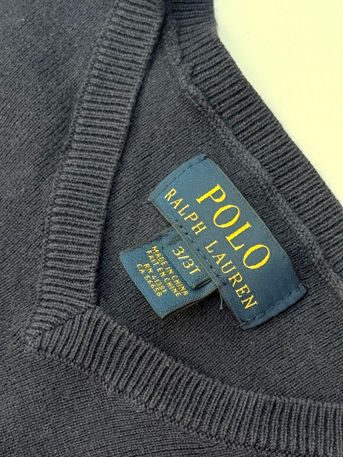 Polo Ralph Lauren Navy Sweater Vest 3T
