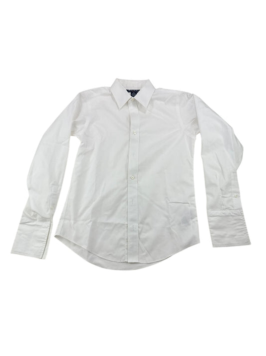 Brooks Brothers Fleece White Non-Iron Dress Shirt Size 12