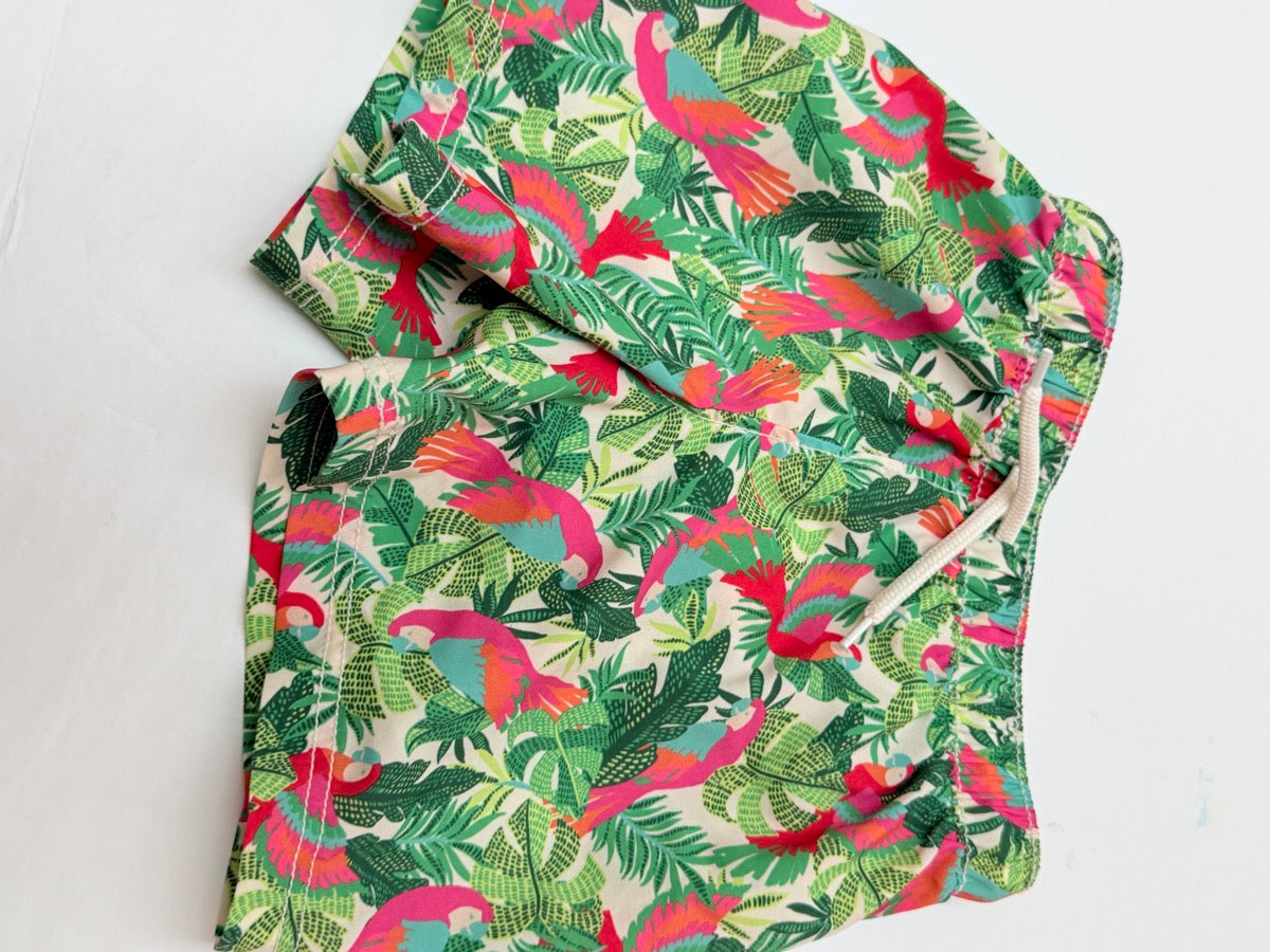 Parrot Tropical Print Shorts 18-24M