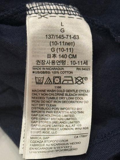 Gap Kids Solar System Navy T-Shirt Size 10-11Y