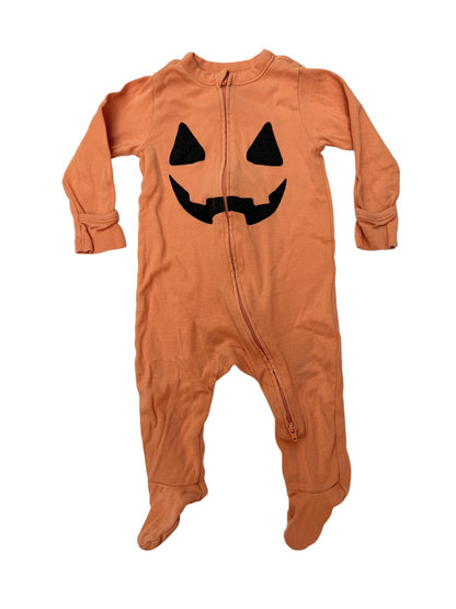 Old Navy Pumpkin Footed Sleeper 6-9M