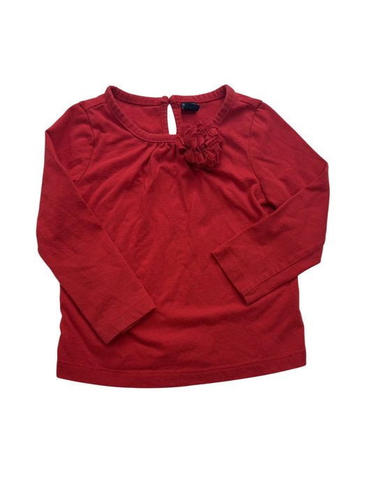 Baby Gap Red Long Sleeve Top 18-24m