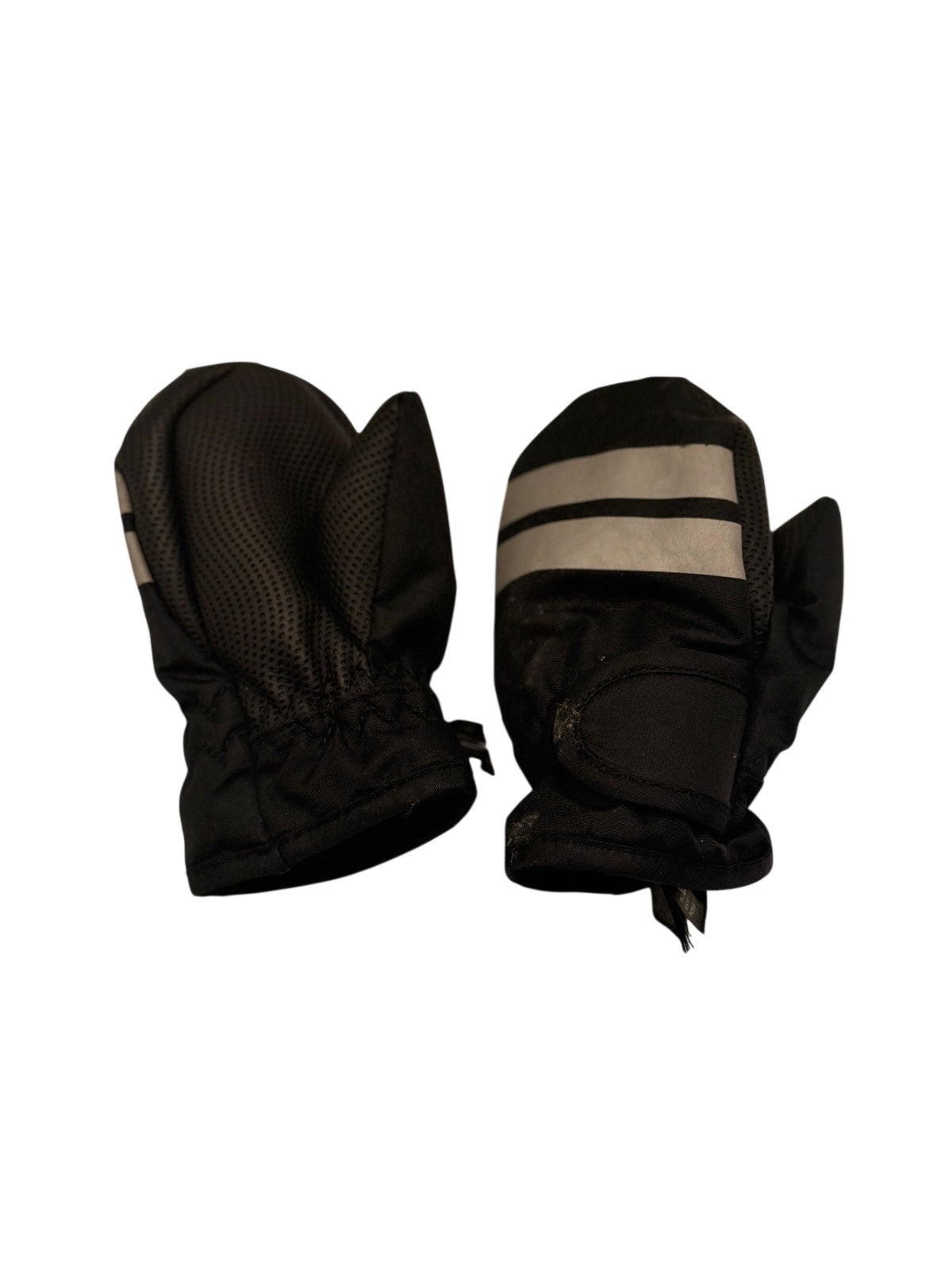 Kids Thinsulate Winter Mittens Reflective Stripe 1-2Y