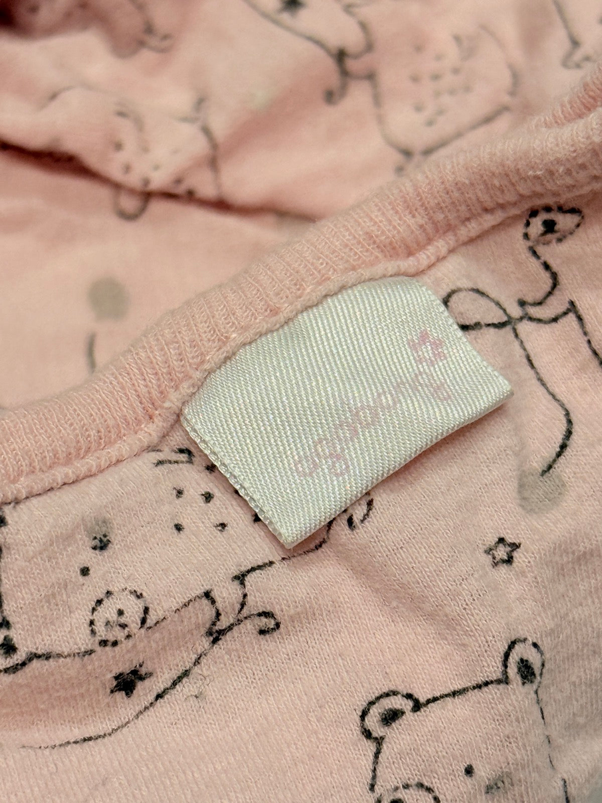 Agabang Bear Print Pajama Set 12-18M
