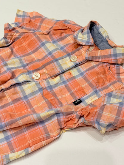 Baby B'gosh Plaid Bodysuit 6M