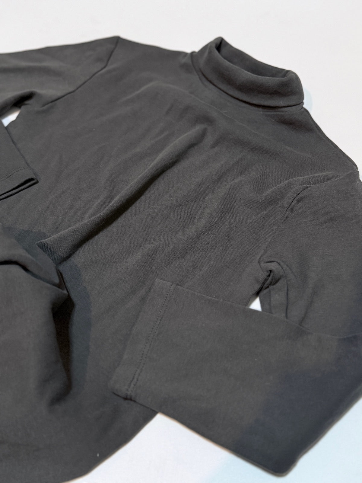 Zara Col roulé manches longues gris foncé 4-5 ans