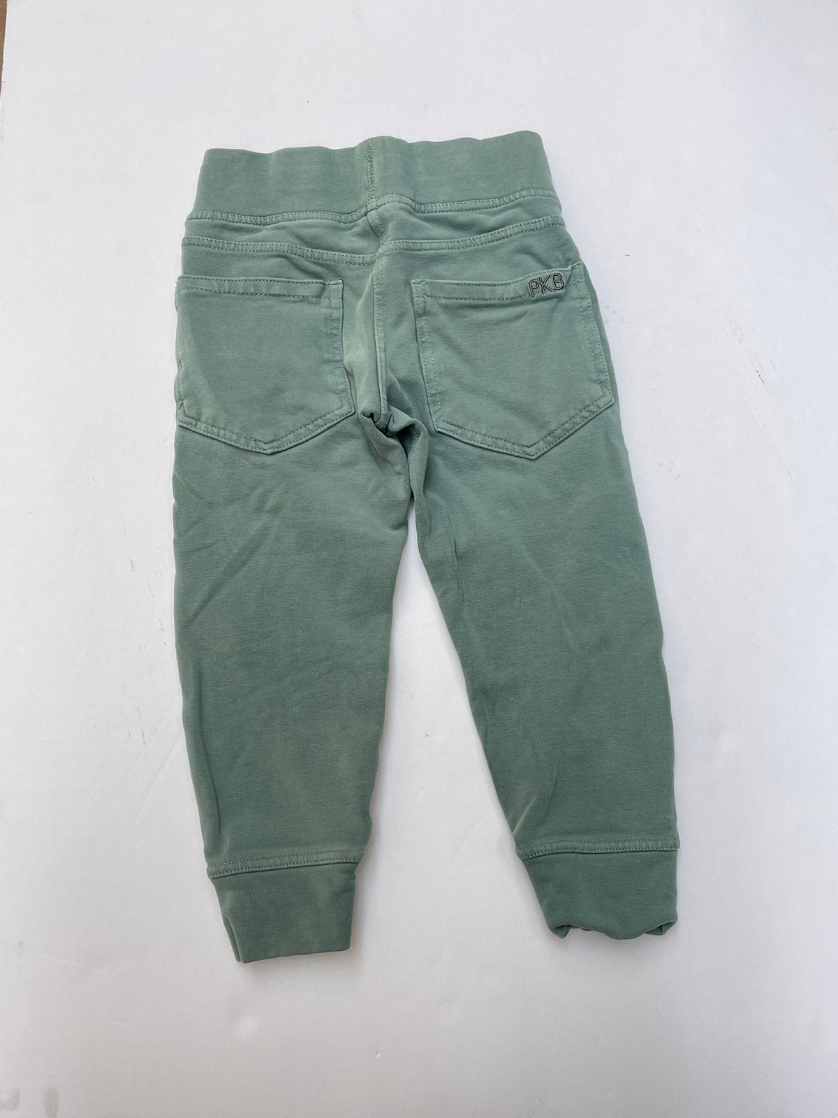Peekaboo Beans Green Joggers Size 2