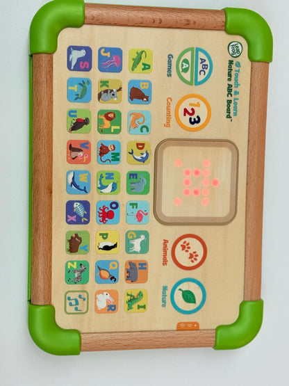 Screen Free LeapFrog Touch & Learn Nature ABC Board