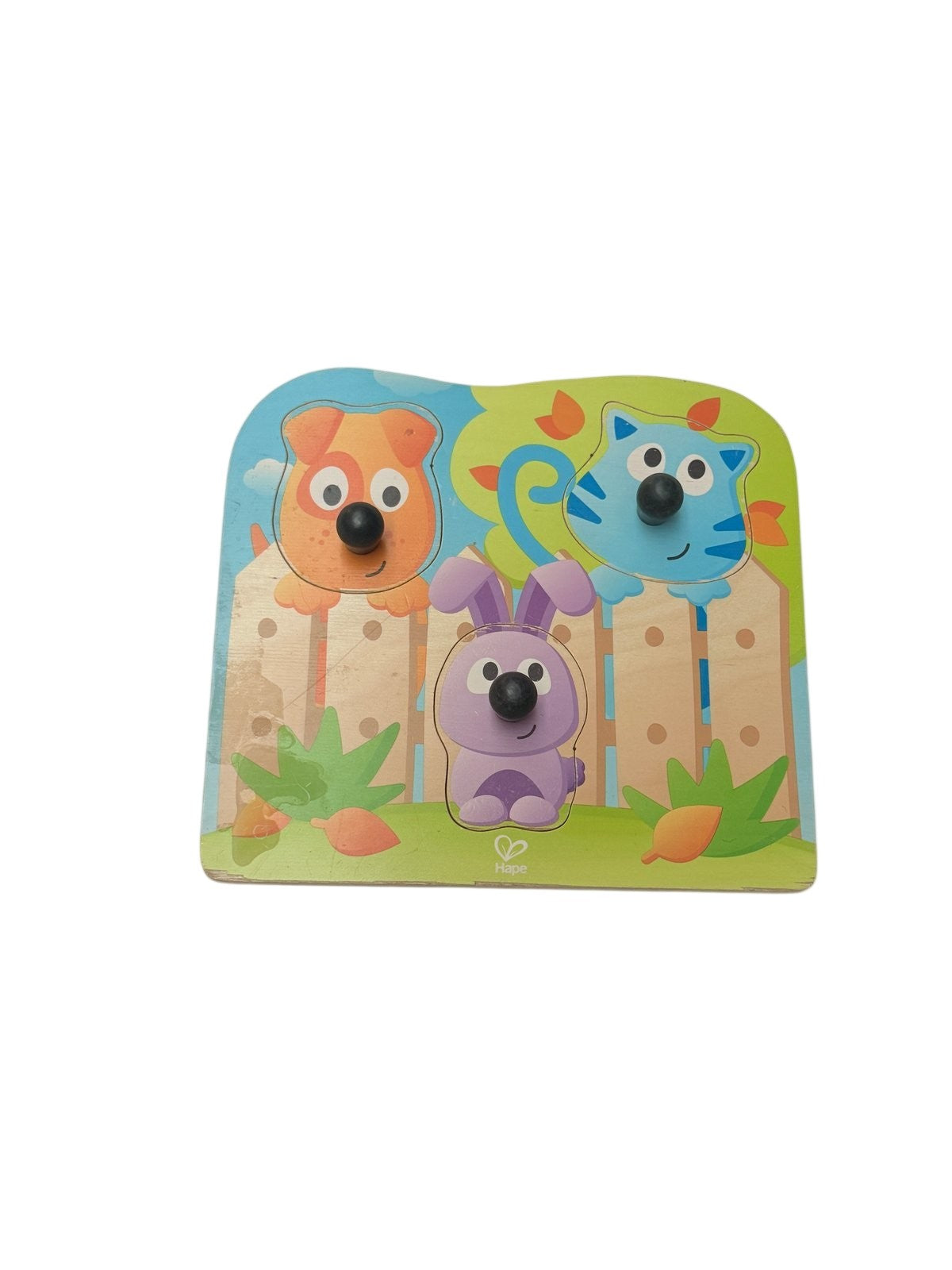 Hape Wooden Animal Peg Puzzle
