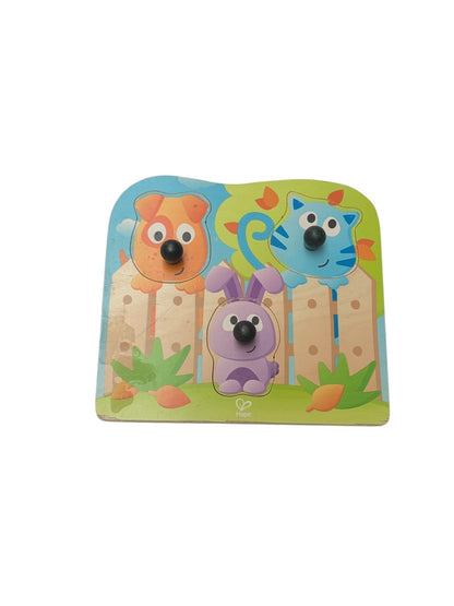 Hape Wooden Animal Peg Puzzle