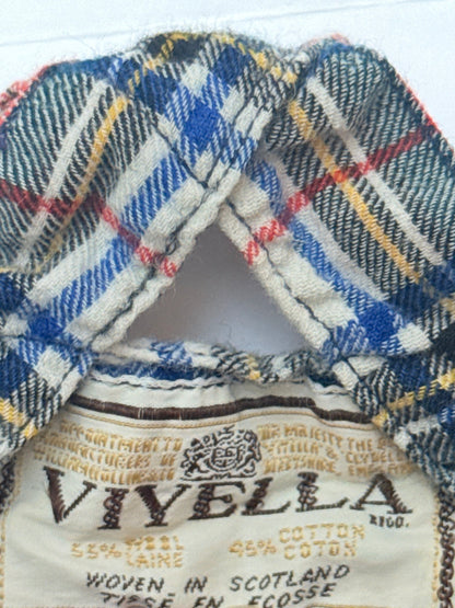 Viyella Tartan Plaid Wool Suspender Skirt 1-2Y