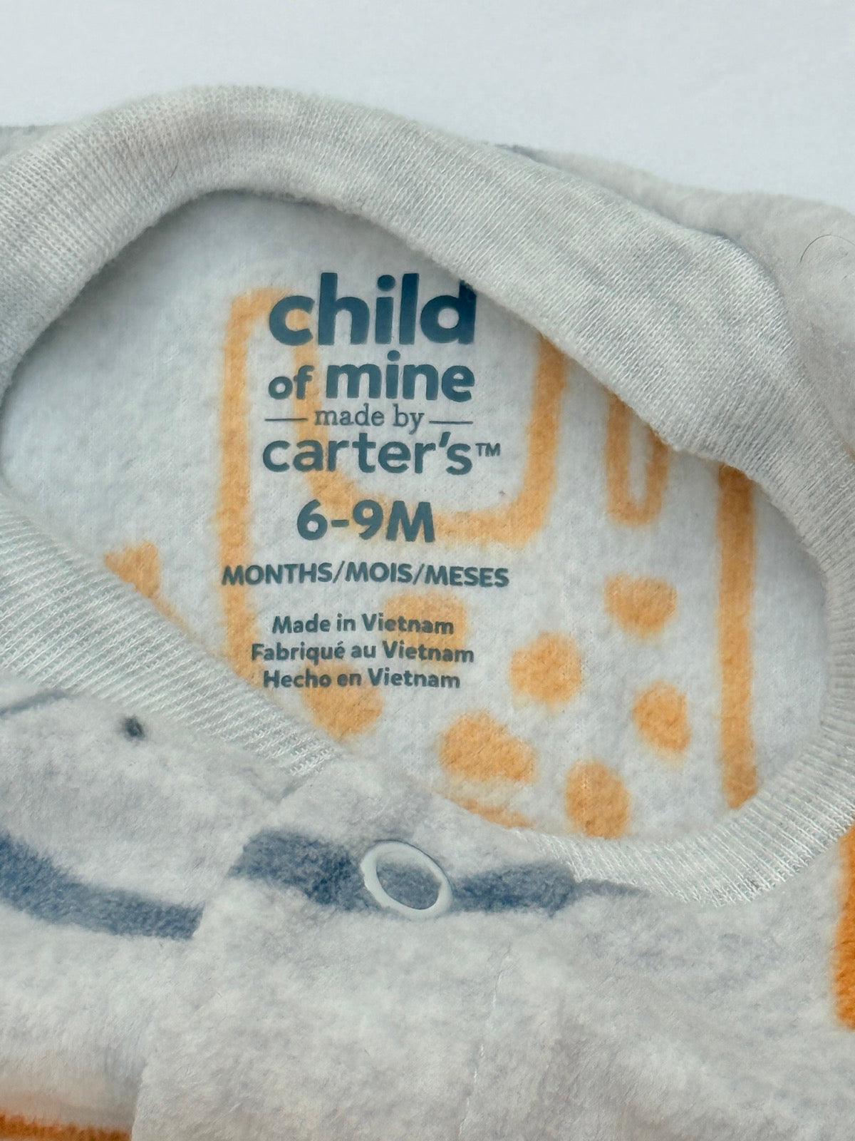 Child of Mine Carter's Safari Fleece Sleeper 6-9M