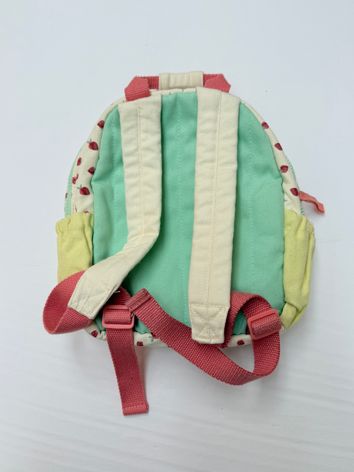 Zara  Small Strawberries Cream Toddler Mini Backpack
