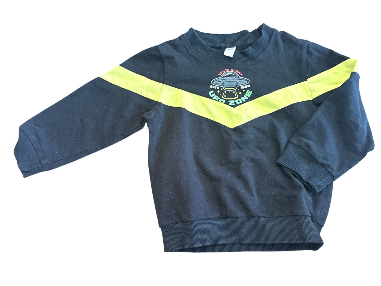 UFO Zone Space Aliens Sweatshirt Size 18m
