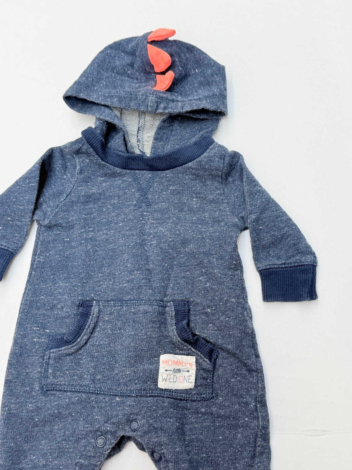 Carter's Dino Hooded Romper 3M