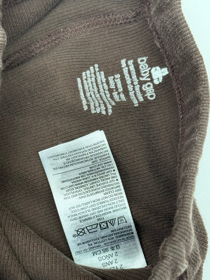Baby Gap Brown Ribbed Flare Pants 2Y