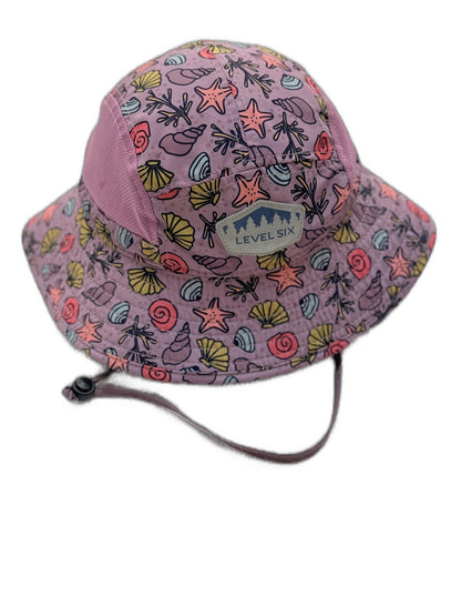 Level Six Seashell Print Sun Hat Large