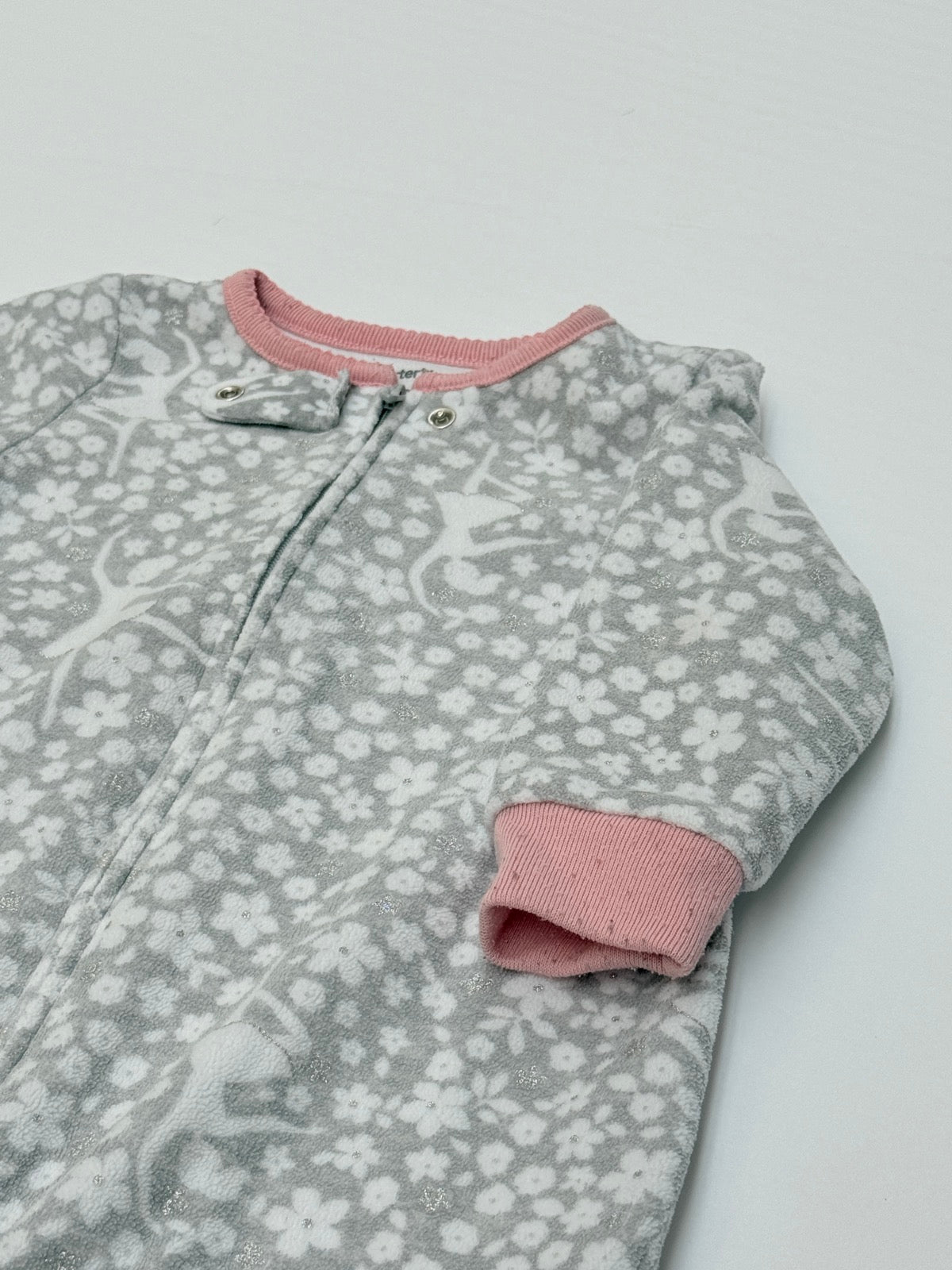 Carter's Floral Ballerina Footed Sleeper 12M