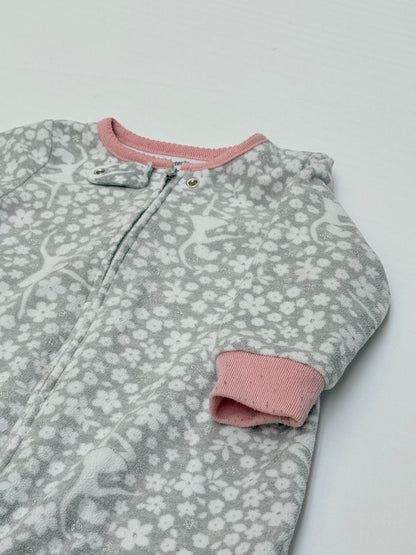 Carter's Floral Ballerina Footed Sleeper 12M