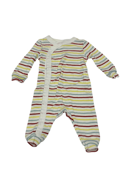Joe Fresh Striped Sleeper Romper 0-3m