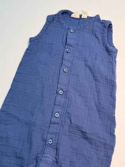 Baby Gap Navy Muslin Romper 18-24M
