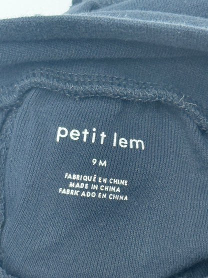 Petit Lem Navy Joggers Size 9M