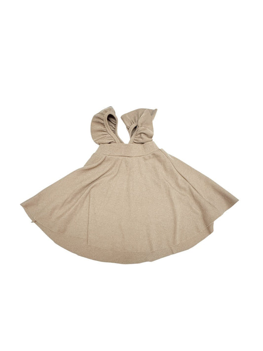 Cotton Wrap Cardigan Tan Size 3T