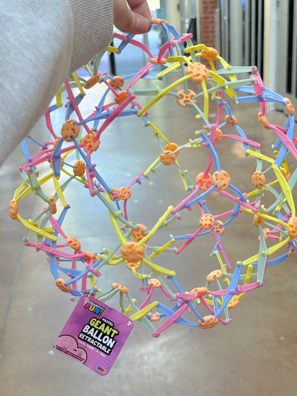 Strangely Fun Pastel Giant Retractable Ball Toy