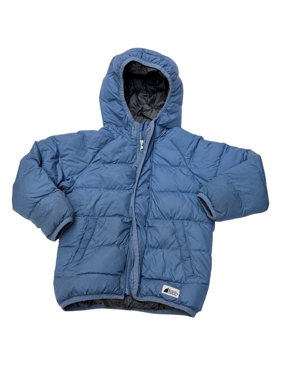 Mountain Equipment Co-op Down Blue Hooded Puffer Jacket Size 4