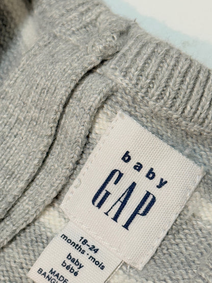 Baby Gap Striped Polka Dot Sweater Dress 18-24M