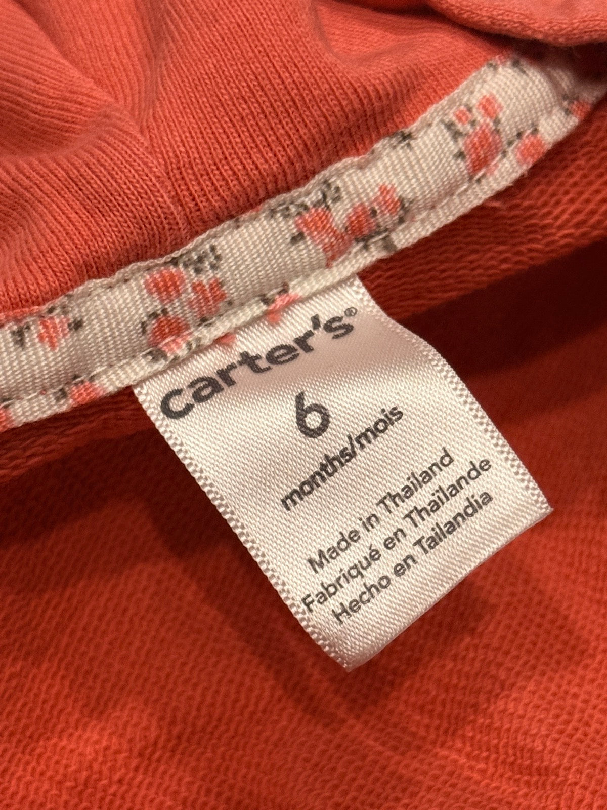 Carter's Pink Hooded Jacket 6m
