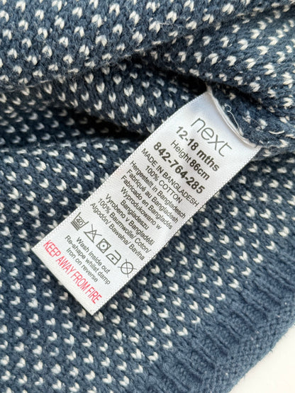 Next Cars Knit Sweater 12-18m
