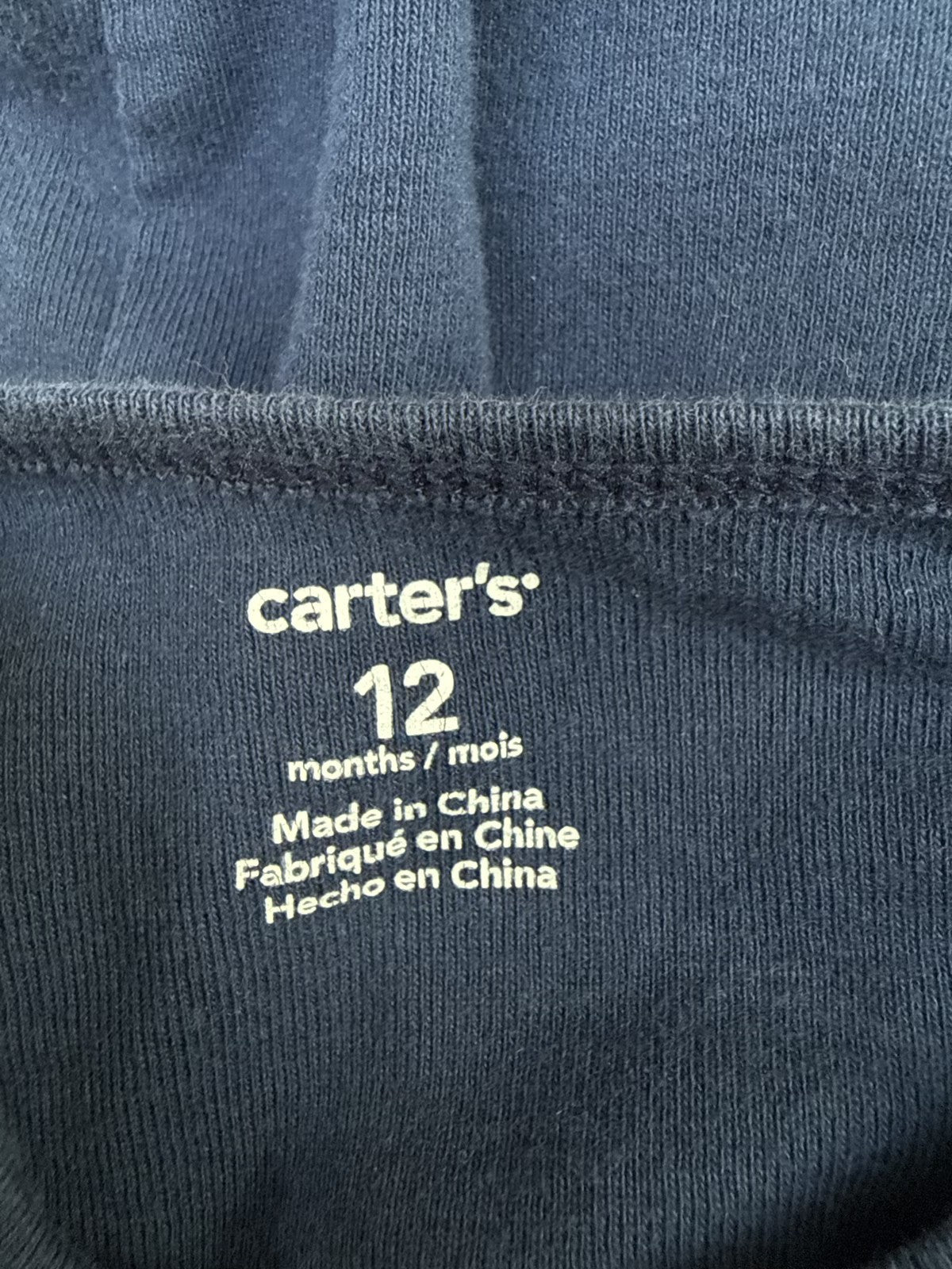 Carter's Navy Super Cute Bodysuit 12m