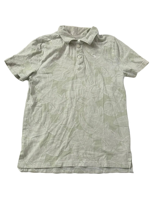 Polo Shirt Abercrombie Kids Leaf Print Size 9/10