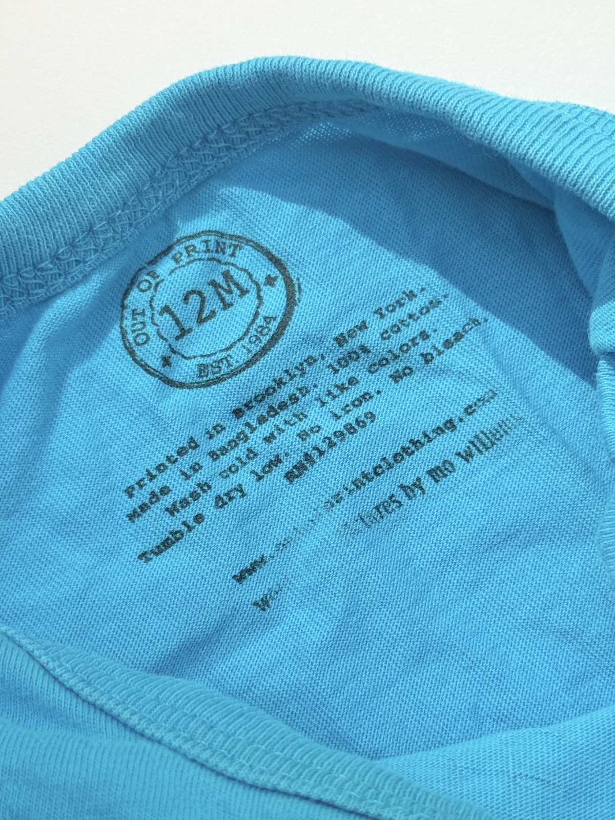 Out of Print Onesie 12M
