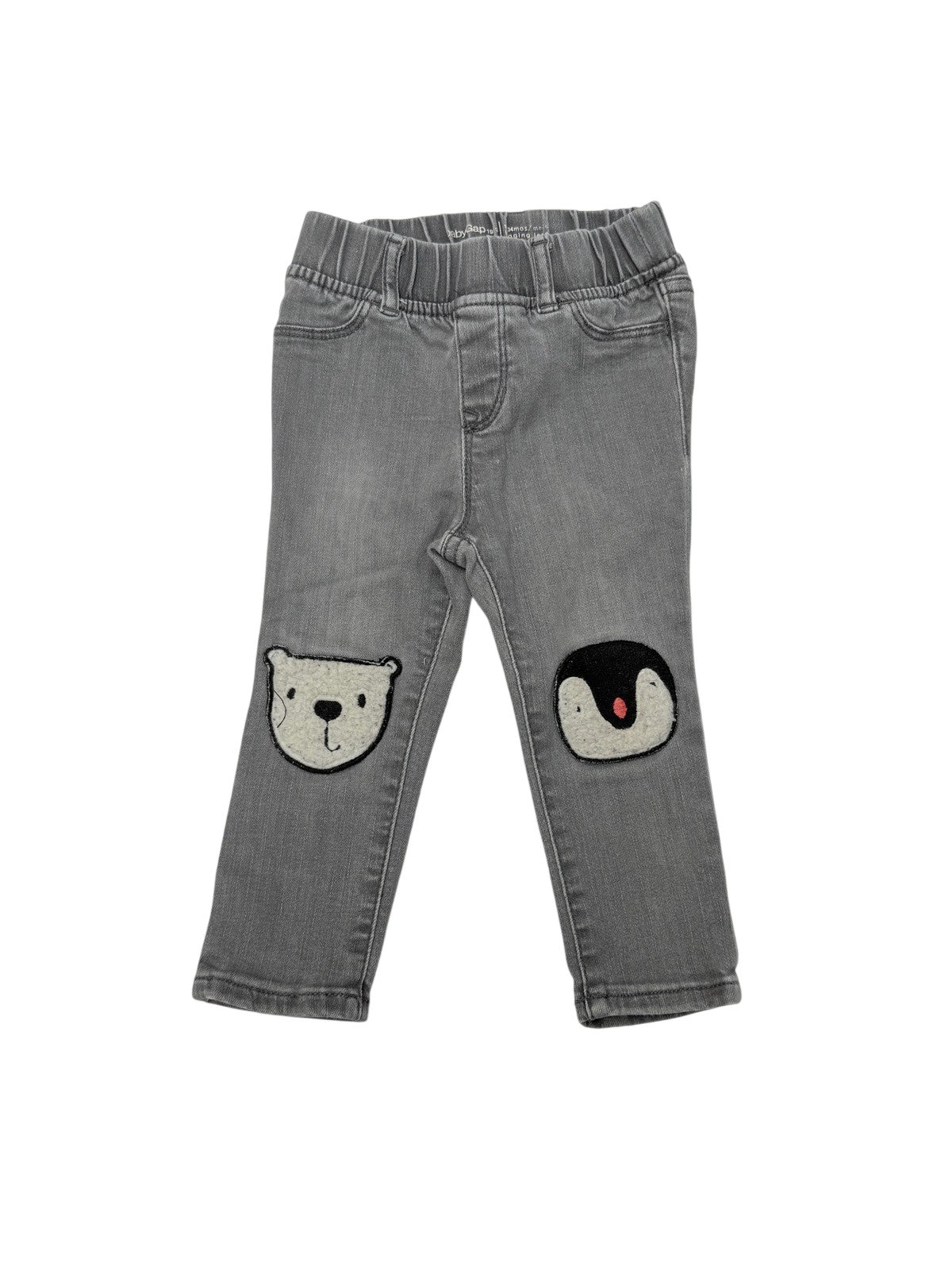 Baby Gap Gray Polar Bear Penguin Jegging Jeans 24m