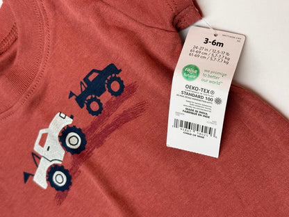 Carter's Monster Truck Bodysuit 3-6m