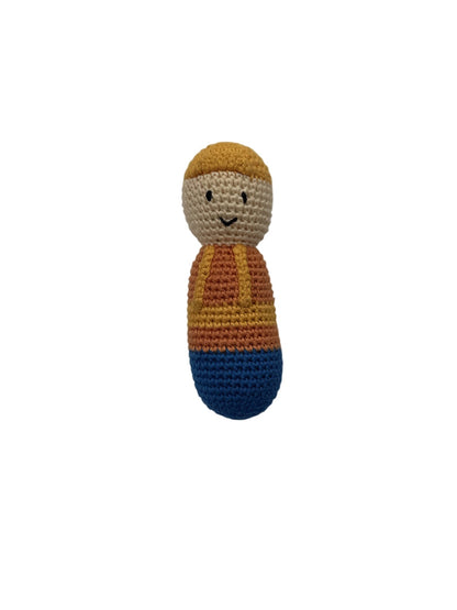 Dandelion Handcrafted Crochet Person Rattle Toy