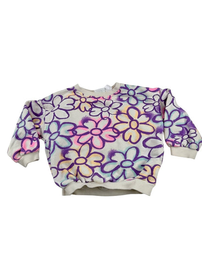 Zara Floral Sweatshirt Size 2T