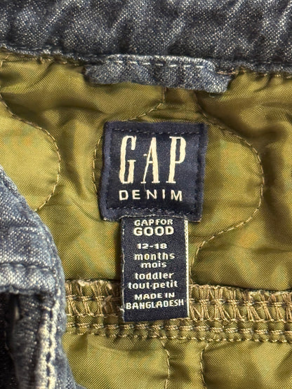 Gap Denim Quilted Jacket 12-18M