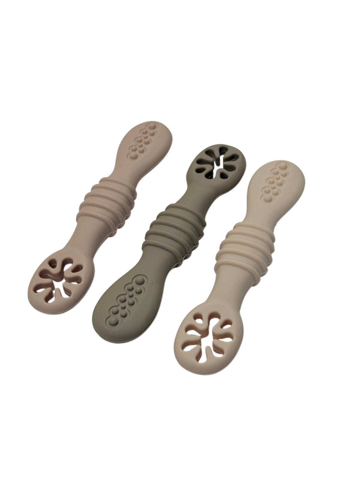 Silicone Baby Feeding Spoons Set of 3