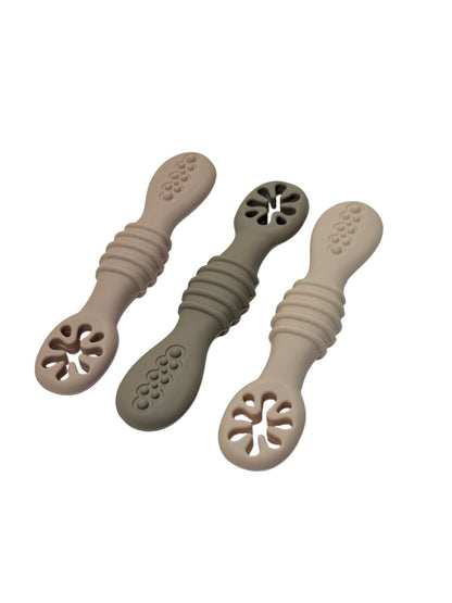 Silicone Baby Feeding Spoons Set of 3