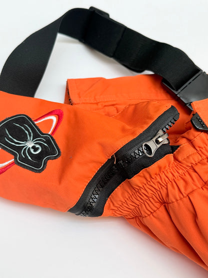 Spyder Orange Snow Bib Overalls XL 6/7Y
