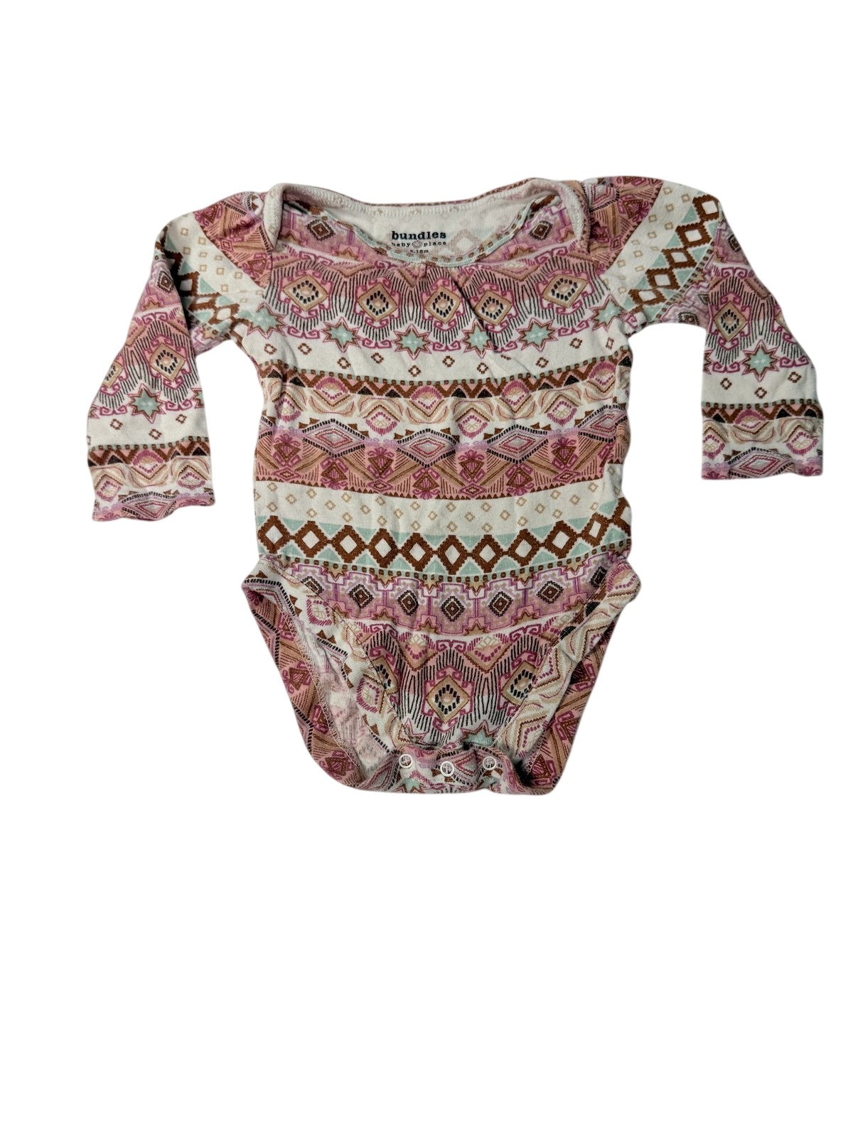Bundles Baby Place Aztec Print Bodysuit 12-18M