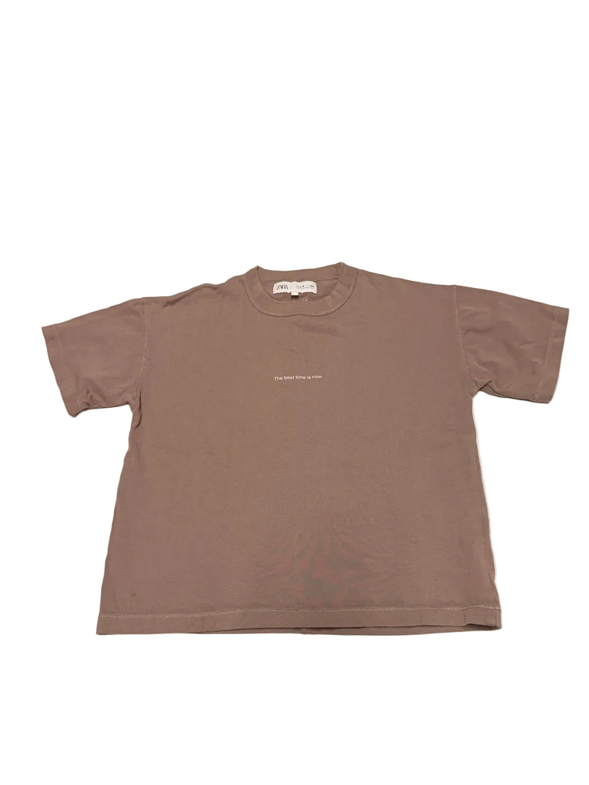 T-Shirt Zara Taupe Size 8-9Y